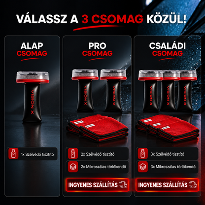 VISION X -Szélvédő tisztító